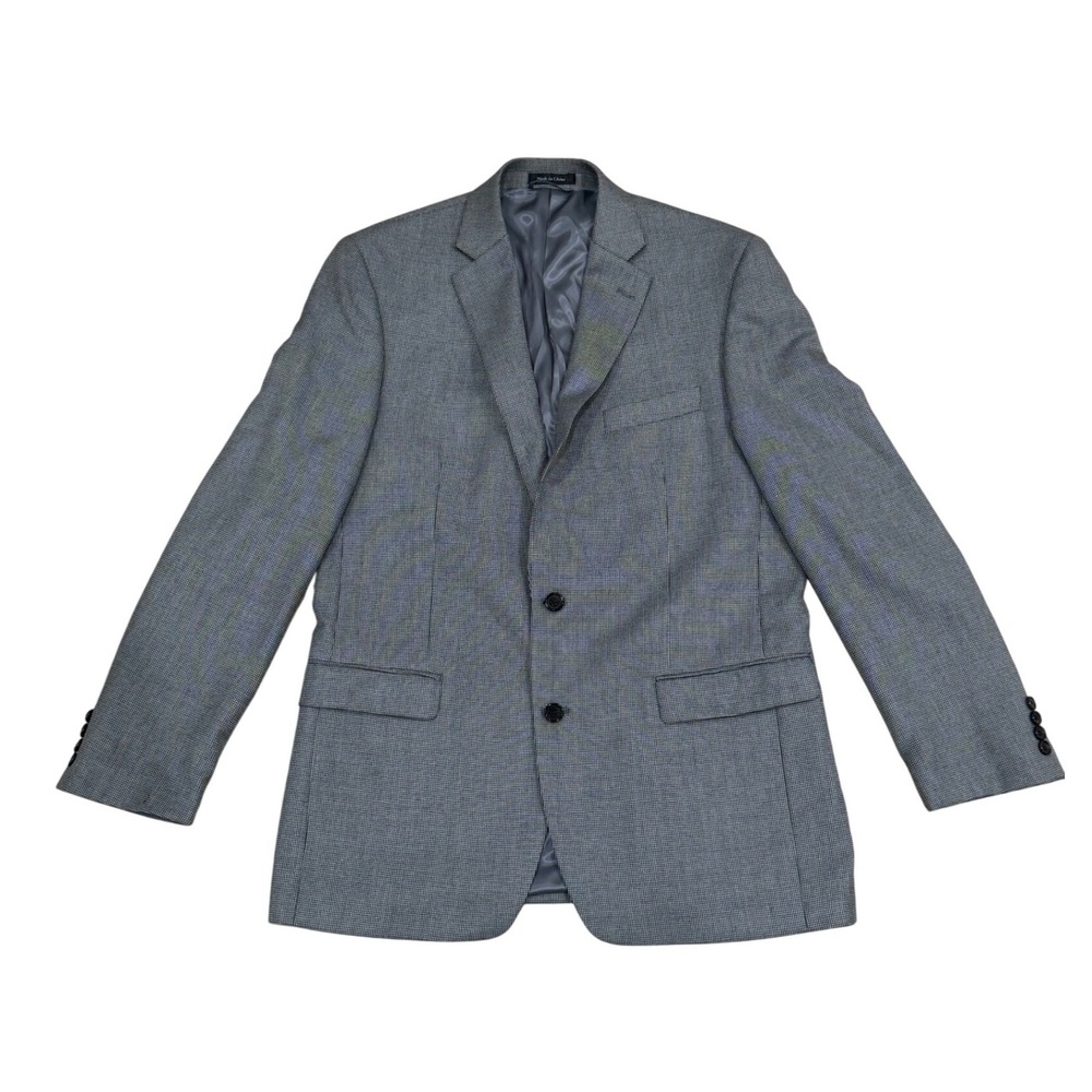 LAUREN RALPH LAUREN Mens Gray Suit Blazer Jacket 42L Tailored Preppy